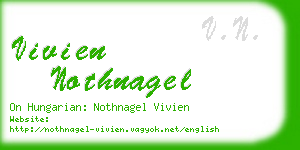vivien nothnagel business card